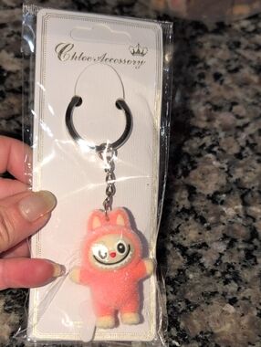 Peach  Character Keychain Or Bag Charm New